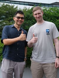 Sören (auf dem Foto, rechts)