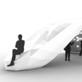 CAD Ansicht Pavillon aus Standardprofilen