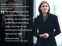 Dr. Muriel Helbig, Präsidentin der Technischen Hochschule Lübeck. Foto: TH Lübeck