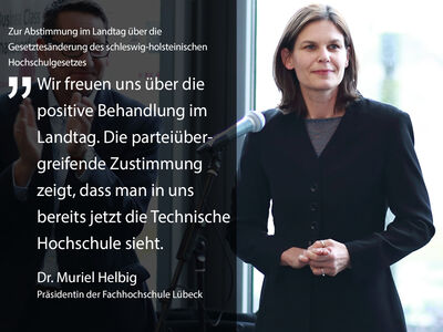 Dr. Muriel Helbig, Präsidentin der Technischen Hochschule Lübeck. Foto: TH Lübeck