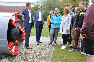 Rohrvortrieb wird Thema beim „Unterirdischen Bauen“ in der Geotechnik sagt Professor Jan Lüking. Foto: TH Lübeck