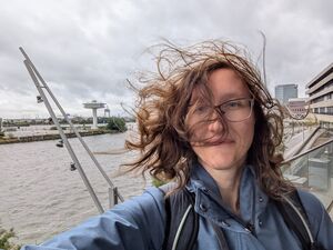 Windiges Wetter in Hamburg