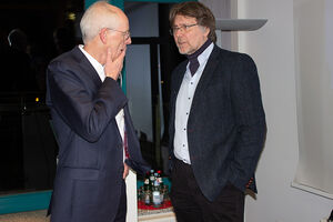 Referenten Dr. Jan-Dirk Verwey, links (Entsorgungsbetriebe Lübeck) und Dirk Jepsen (Ökopol). Foto: Entsorgungsbetriebe Lübeck