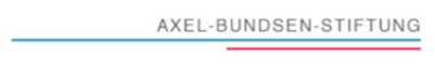 Schriftzug Axel-Bundsen-Stiftung