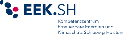 Das Logo des Kompetenzzentrums Erneuerbare Energien und Klimaschutz Schleswig-Holstein (EEK.SH). Logo: EEK.SH