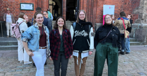 Vier Erstsemester Studentinnen Elektrotechnik und ITD der TH Lübeck Wintersemester 2025