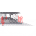 3D CAD Pavillon aus Fachwerk-Knoten