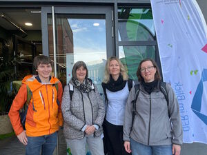 Einige Mitglieder des OER-Beirats (v.l.n.r.): Sebastian Hobert (ISy/THL), Susanne Friz (FWU), Noreen Krause (TIB), Anja Lorenz (ISy/THL)
