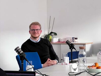 Mit dabei: der Bundestagsabgeordnete Tim Klüssendorf. Foto: TH Lübeck 