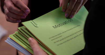 Detail: Grüne Karten zum Thema Motivation im Promotionsalltag.