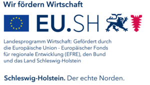 Logo: Wir fördern Wirtschaft, EU.SH