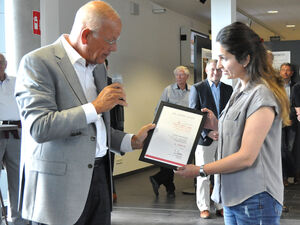 Der zweite Preis ging an die Absolventin und Architekturstudentin Shadi Espahani. Foto: TH Lübeck