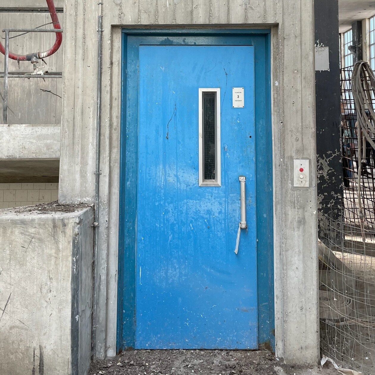 Tür Blaue Eingangstür