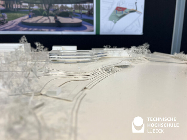 Masterthesis Lübecker Ufer Ein Architekturmodell in weiß