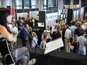 „BauForum –Profile“ - mehr als 350 Gäste besuchten die Eröffnung. Foto: TH Lübeck