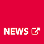 Roter Hintergrund weiße Schrift NEWS