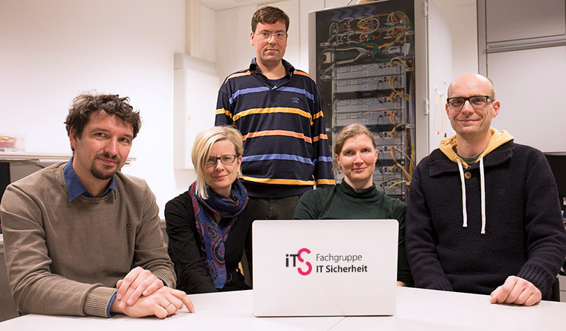 TH Lübeck Fachgruppe IT-Sicherheit: Prof. Sören Werth, Prof. Dorina Gumm, Prof. Andreas Hanemann, Prof. Oliver Stecklina, Prof. Milena Zachow