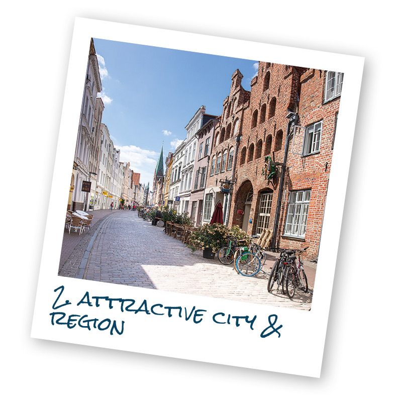 2nd Reason: Attractive City & Region